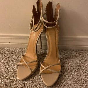 Strappy Nude Heels